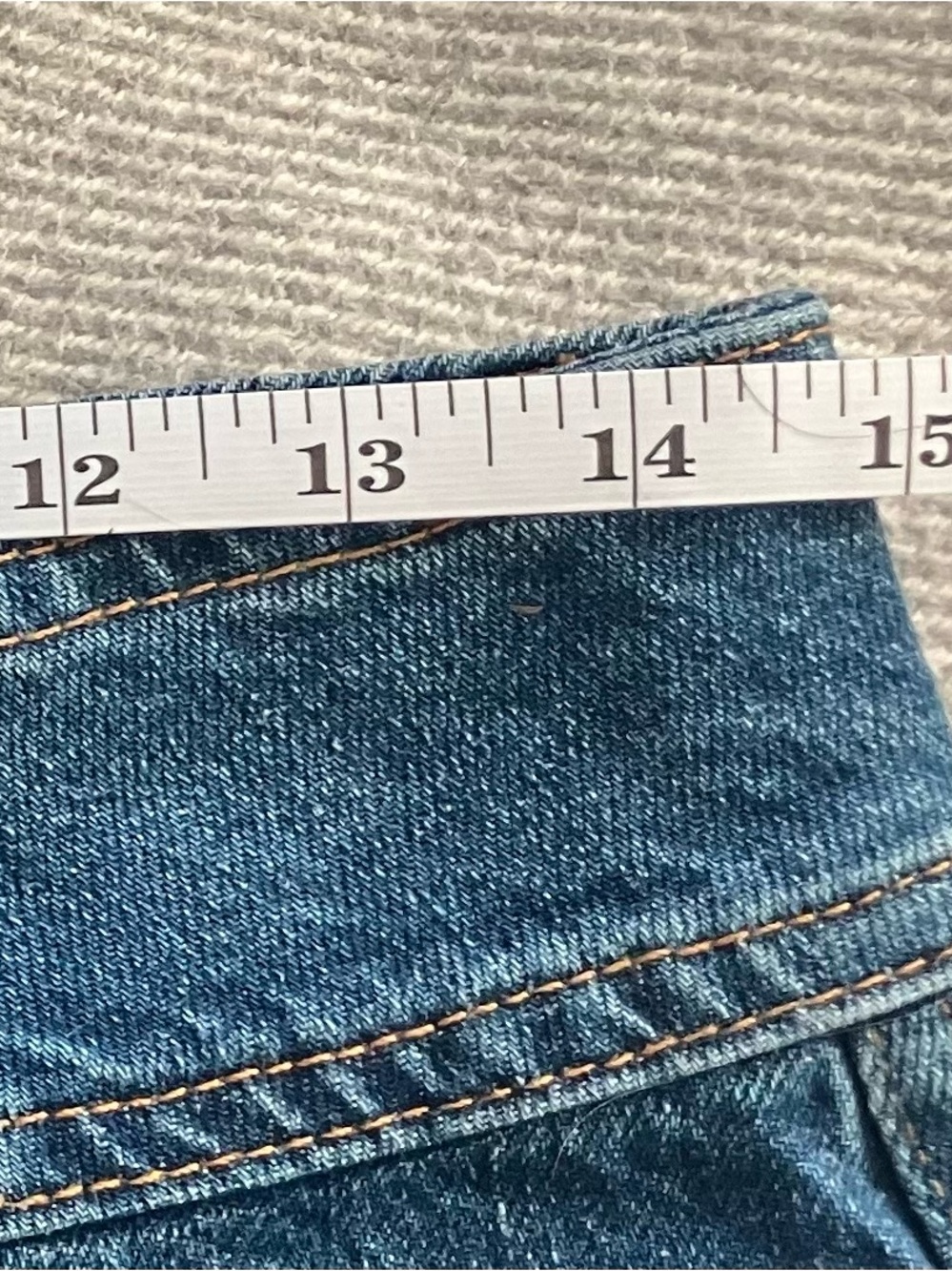 Francesca's Collections Dark Blue Denim Button-Front Midi Skirt - Picture 5 of 5